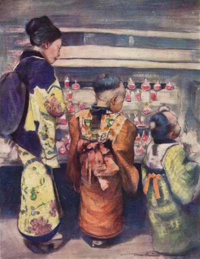 „Sugar-Water Stall”, 1887, 1901 alkotó: Mortimer L Menpes
