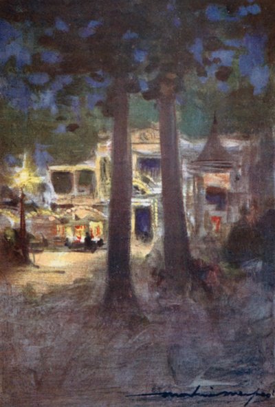 Egy Cafe Chantant alkotó: Mortimer Ludington Menpes