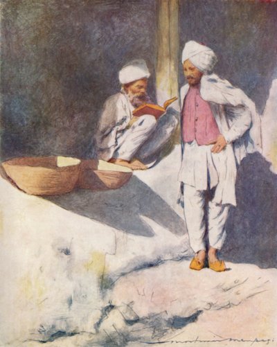 Egy tanult ember Peshawurból, 1905 alkotó: Mortimer Ludington Menpes