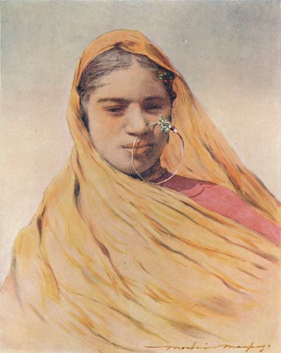 Egy bennszülött menyasszony, 1905 alkotó: Mortimer Ludington Menpes