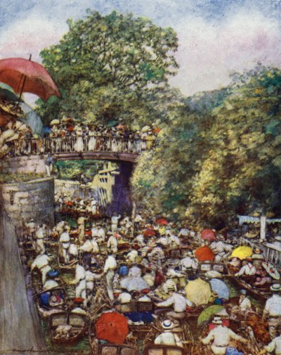 Boulters Lock, Ascot Sunday alkotó: Mortimer Ludington Menpes