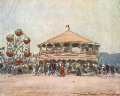 Fete a Hotel Des Invalides közelében alkotó: Mortimer Ludington Menpes