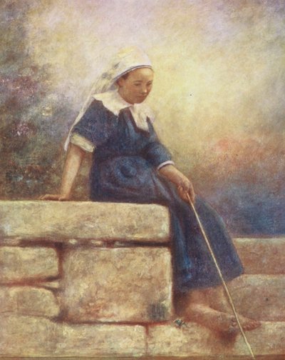Tétlen órák (színes litográfia) alkotó: Mortimer Ludington Menpes