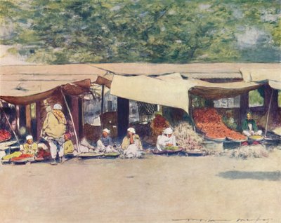 Piacnap Peshawurban, 1905 alkotó: Mortimer Ludington Menpes