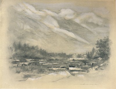 Chamounix környéke, 1903 alkotó: Mortimer Ludington Menpes