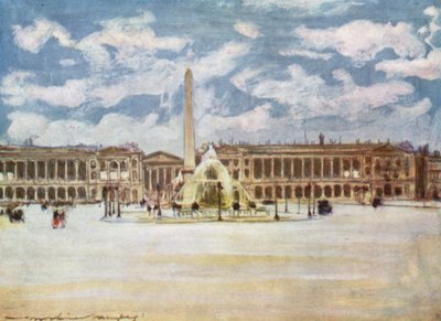 Place de la Concorde alkotó: Mortimer Ludington Menpes