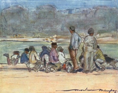 Tó a Tuileriáknál alkotó: Mortimer Ludington Menpes