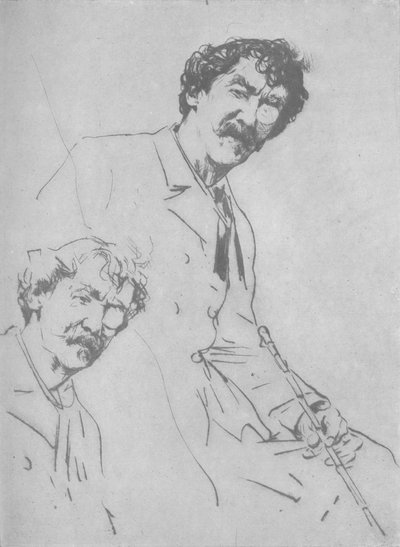 Portrétanulmányok, 1880, 1904 alkotó: Mortimer Ludington Menpes
