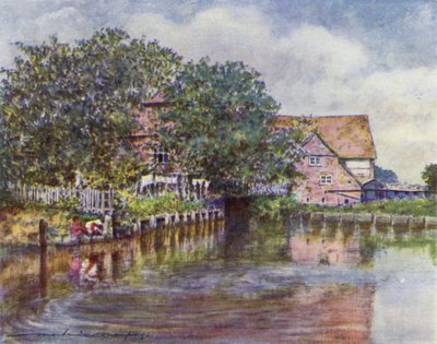 Streatley Mill alkotó: Mortimer Ludington Menpes