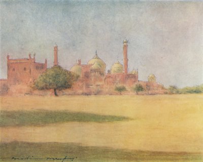 A Jumna Masjid, 1905 alkotó: Mortimer Ludington Menpes