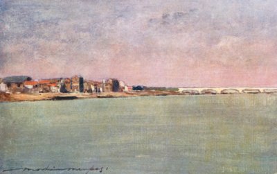 A Szajna naplementekor alkotó: Mortimer Ludington Menpes