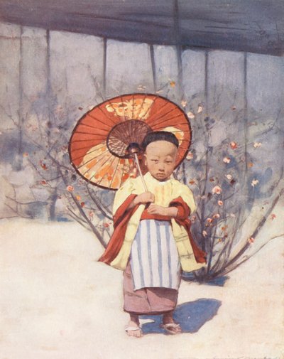 A világ gyermekei: Japán, az egyik új szövetségesünk (színes litográfia) alkotó: Mortimer Ludington Menpes