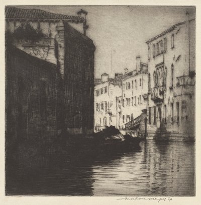 Egy hátsó csatorna, Velence alkotó: Mortimer Menpes