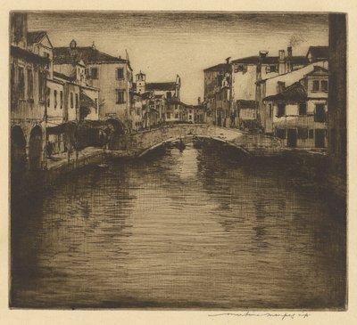 Egy mellékcsatorna, Velence alkotó: Mortimer Menpes