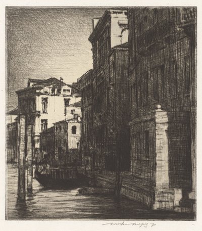 Késő délután, Velence alkotó: Mortimer Menpes