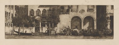 Palazzi a csatornán alkotó: Mortimer Menpes