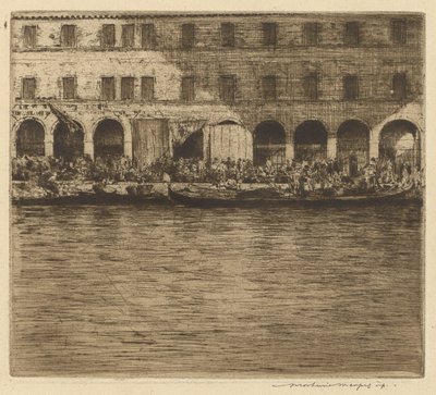 Rialto Markets, Velence alkotó: Mortimer Menpes