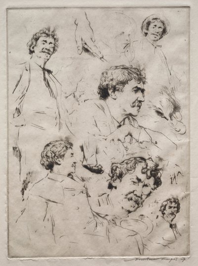 Whistler hat arca alkotó: Mortimer Menpes