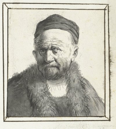 Egy férfi mellszobra alkotó: Moses Ter Borch