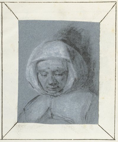 Egy női fej tanulmányozása alkotó: Moses Ter Borch