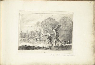 Tóbiás angyalban alkotó: Moses Ter Borch