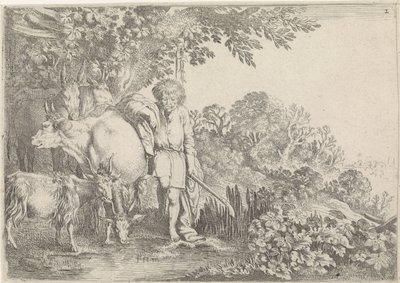 Argus őrzi a nyáját Mercury and Argus (sorozat címe) alkotó: Moyses van Wtenbrouck