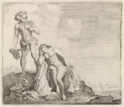 Bacchus megtalálja Adriadnét Naxoson alkotó: Moyses van Wtenbrouck