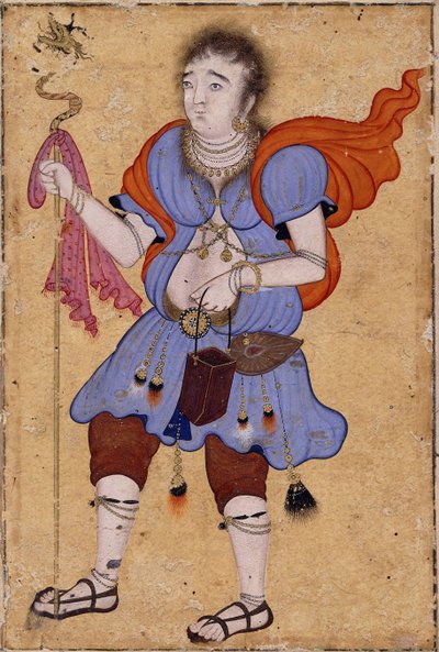 Egy zarándok, 1570 körül alkotó: Mughal School
