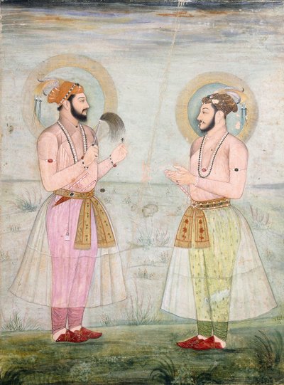 Dara Shikoh herceg és Szulejmán herceg portréi Shikohban, 1665 körül alkotó: Mughal School
