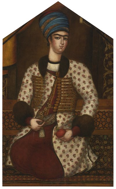 Rustam Khan Zand portréja alkotó: Muhammad Sadiq