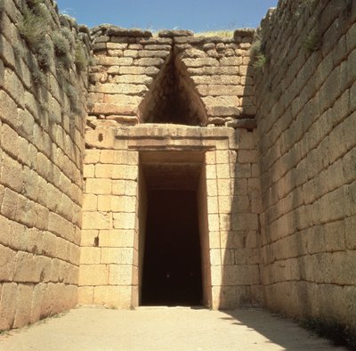 Atreus kincstára, ie 1300 körül alkotó: Mycenaean