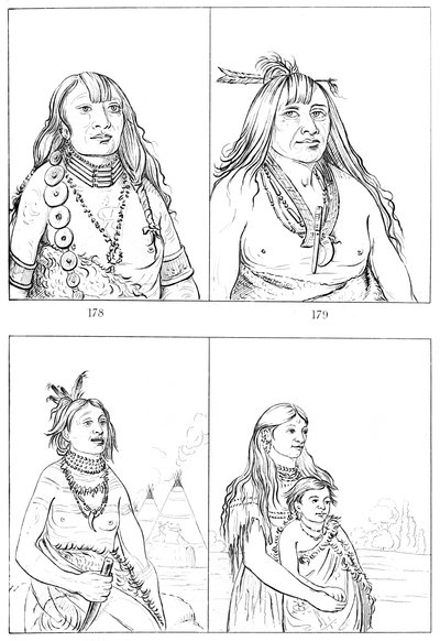 Kiowas, 1841. alkotó: Myers and Co