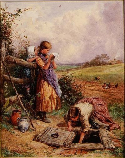 A Kútnál alkotó: Myles Birket Foster