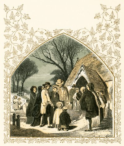 Karácsony reggel alkotó: Myles Birket Foster