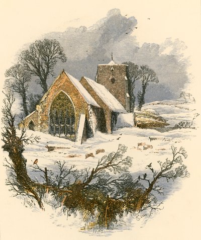 Téli szombat séta alkotó: Myles Birket Foster