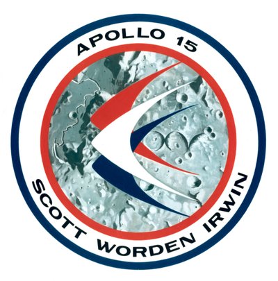 Az Apollo 15 holdküldetés jelvénye, 1971. alkotó: NASA Images