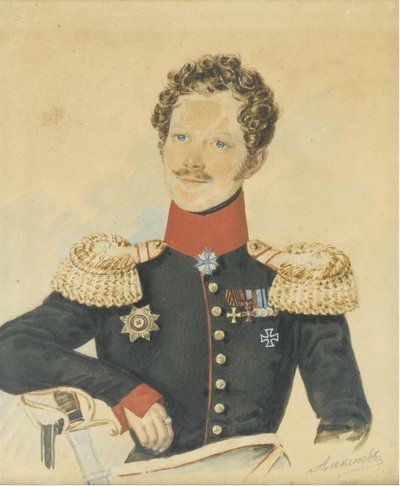 Jegor Fjodorovics Meiendorf portréja 1794-1879 alkotó: N. M. Alexeyev