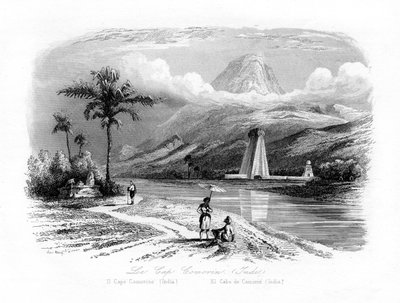 Cape Comorin, India, 1840 alkotó: N. Remond