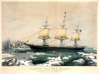 Clipper Ship Red Jacket a Currier & Ives-től alkotó: Currier and Ives