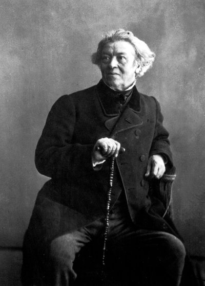 Camille Corot francia festőt Nadar fényképezte alkotó: Nadar