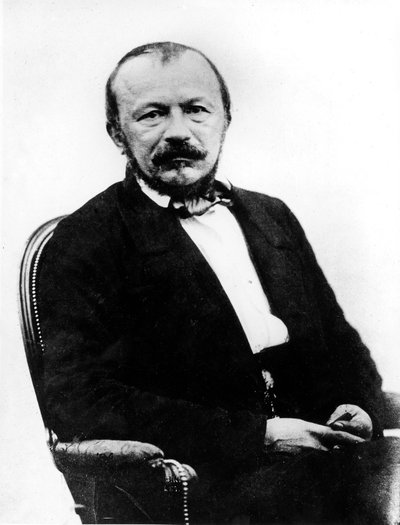 Gerard de Nerval (1808-1855) francia regényíró, a kép a Disderi Albumból (n.16, 9. oldal) alkotó: Nadar