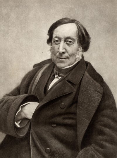Gioachino (Antonio) Rossini (1792-1868) alkotó: Nadar