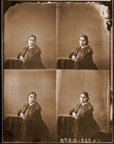 Adelina Patti portréja, szoprán 1853-1919 (fotó) alkotó: Nadar