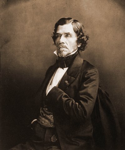 Eugene Delacroix festő 1798-1863 portréja (fotó) alkotó: Nadar