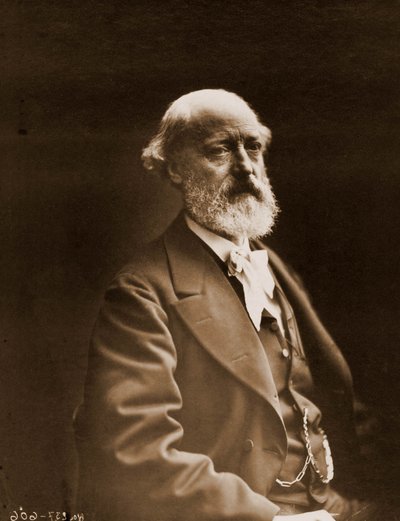 Eugene Viollet-le-Duc (Viollet le Duc) (1814-1879), építész és akvarell 1814-1879 portréja (fotó) alkotó: Nadar