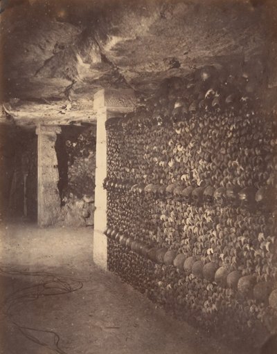Katakombák, Párizs, 1862. április. alkotó: Nadar