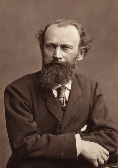 Edouard Manet francia festő, 1832-1883, 1865. alkotó: Nadar