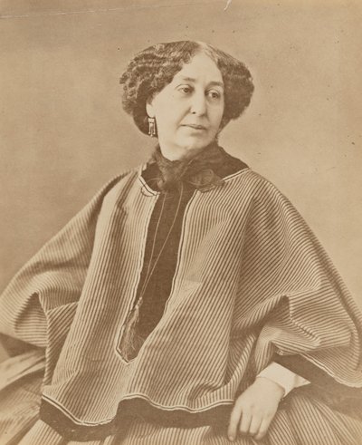 George Sand alkotó: Nadar