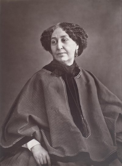 George Sand alkotó: Nadar