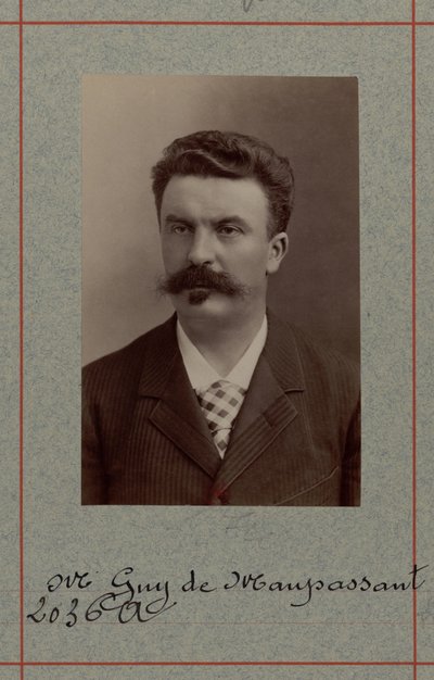 Guy de Maupassant - fotó: Nadar alkotó: Nadar